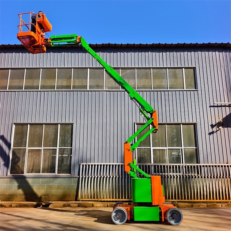 360° Turntable Rotation Articulating Boom Lift factory