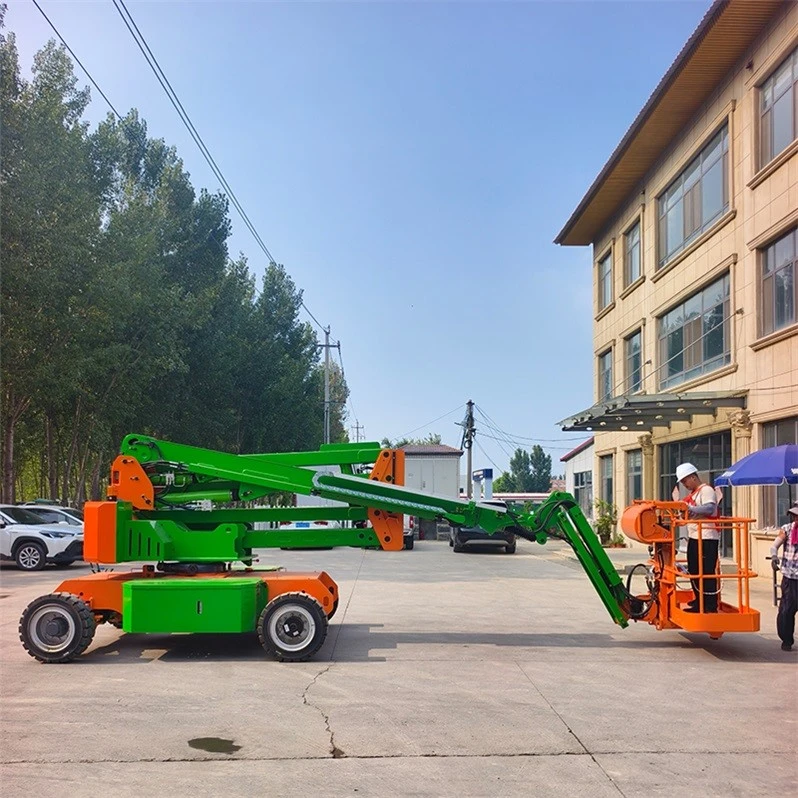 360° Turntable Rotation Articulating Boom Lift suppliers