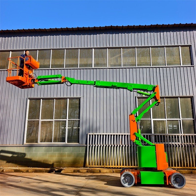 360° Turntable Rotation Articulating Boom Lift factory