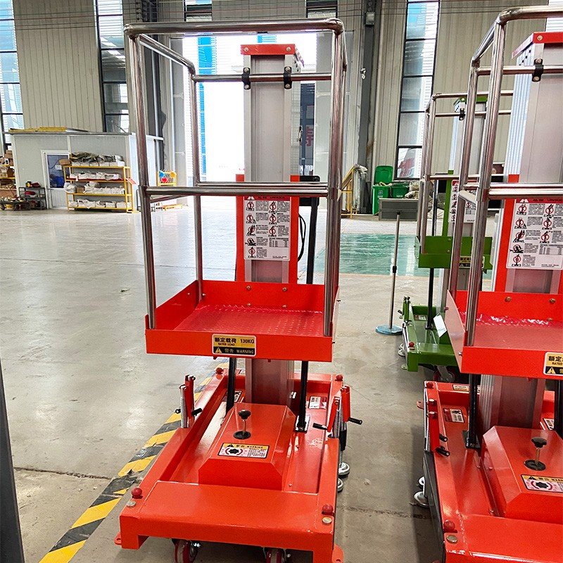 Aluminum Alloy Single Mast Man Lifts best