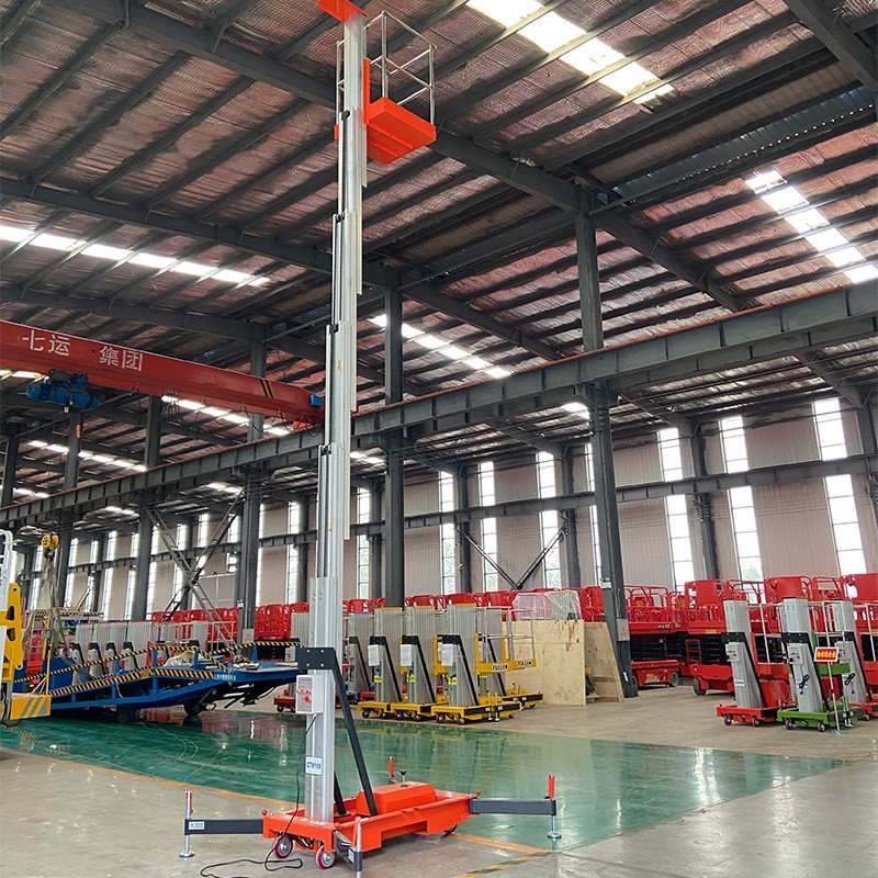 Aluminum Alloy Single Mast Man Lifts best