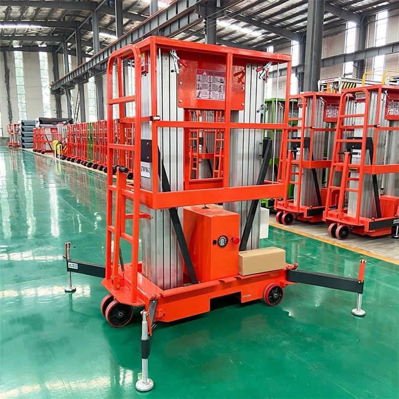 Aluminum Double Masts Vertical Lift price