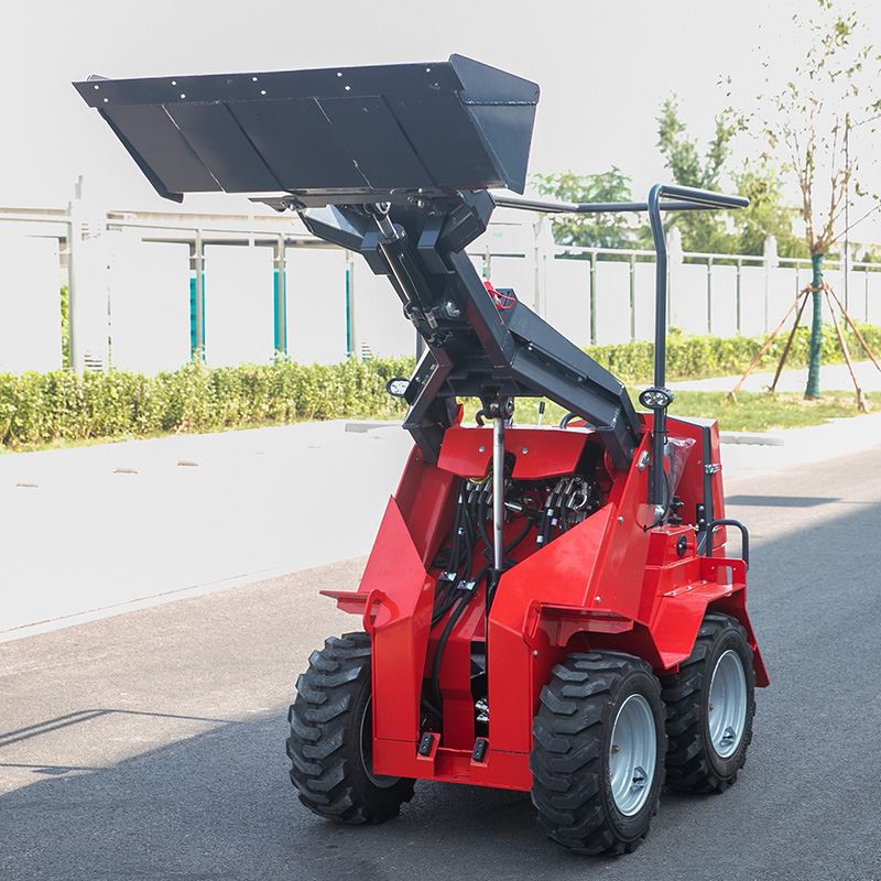 Šmykom riadený nakladač s automatickým vyrovnávaním