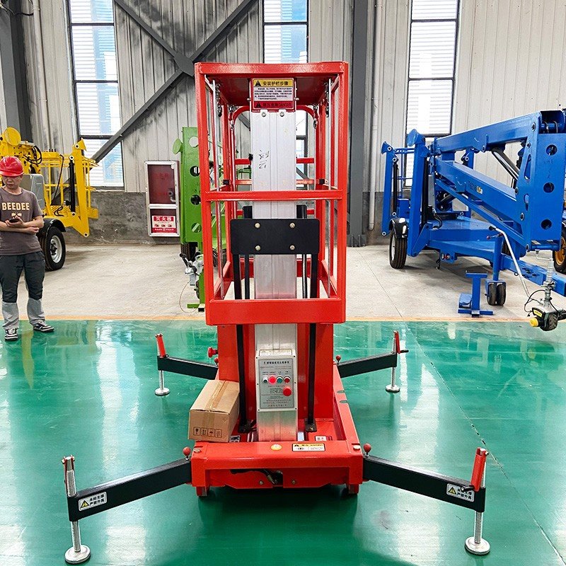 Electric Double Mast Aluminum Alloy Lift factory