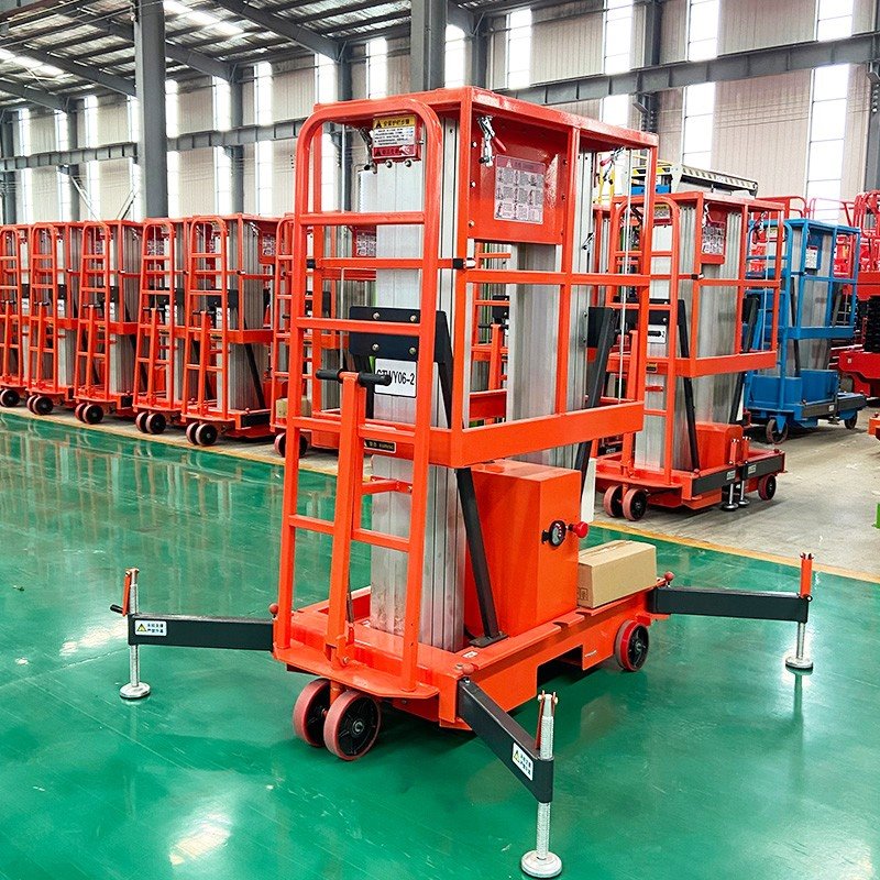 Electric Double Mast Aluminum Alloy Lift high quality