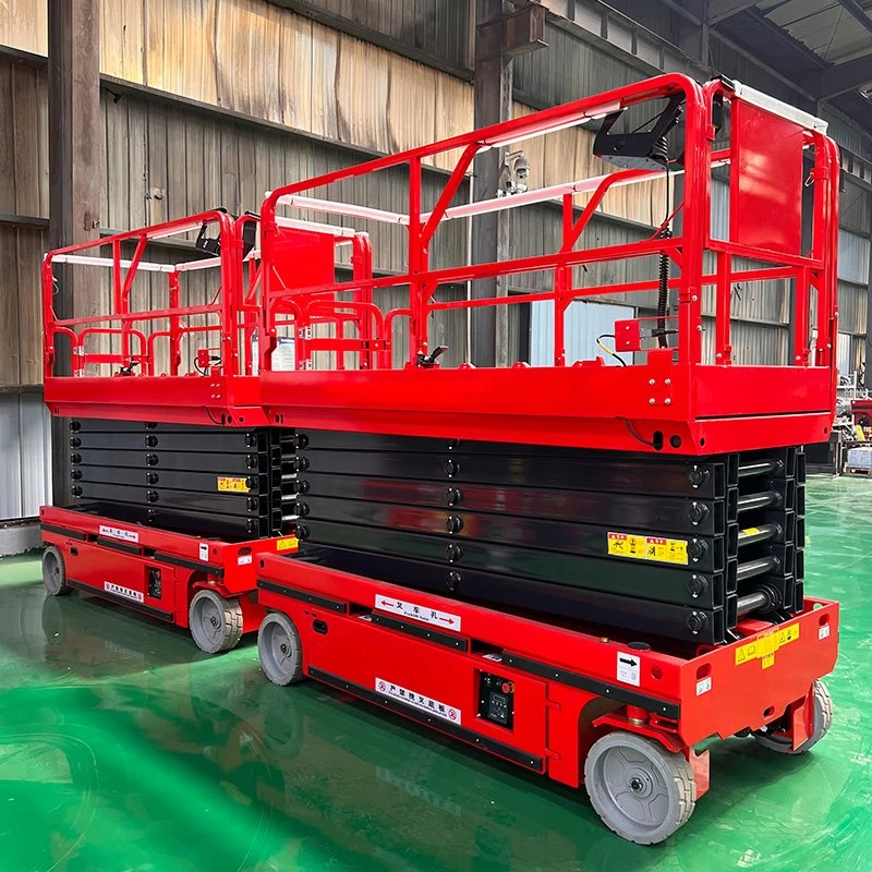 Hydraulický nožnicový zdvihák s vlastným pohonom